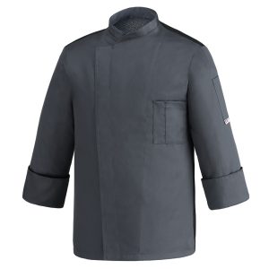 Kuchařský rondon EGOchef Ottavio cool vent šedý – dlhý rukáv 4XL