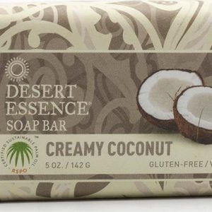 Desert Essence Tuhé mýdlo krémový kokos 142 g