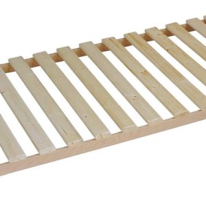 Pevný dřevěný laťový rošt v rámu 14L, 90×200 cm, masiv smrk