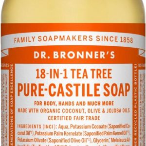 Dr. Bronner’s Tekuté universální mýdlo ALL-ONE!, Teatree 60 ml