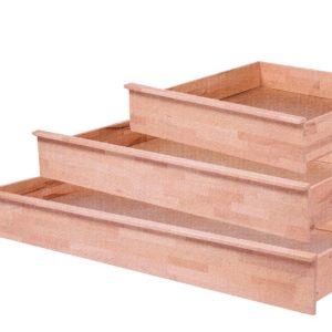 Úložný prostor 1/1, masiv buk, 25 cm