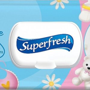 Superfresh Chamomile vlhčené ubrousky pro děti 72 ks