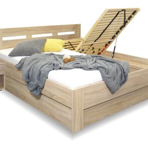 Manželská postel s úložným prostorem Pegas 180×220