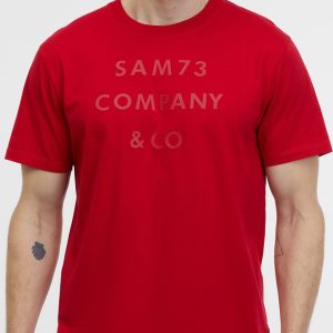SAM 73 Pánské triko MILHOUSE Červená 2XL