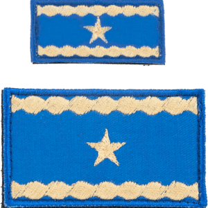 Nášivka: Hodnost AČR Brigádní generál modrá světle malá