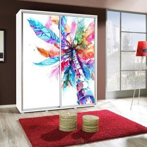 Maridex  skříň PENELOPA 155 se vzorem 12  155/215/66