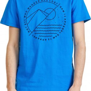 SAM 73 Pánské triko RALPH Modrá S