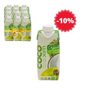 XL balení – BIO Kokosová voda organic COCOXIM 12×330 ml
