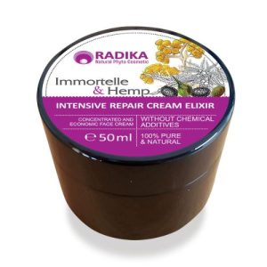 Intenzivní obnovující krém slaměnka+konopí Radika Bioherba 50ml