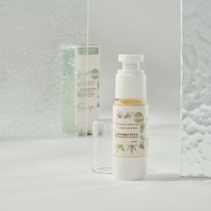 Denní pleťový konopný krém s okurkovým extraktem pro mastnou pleť Kvitok 30ml