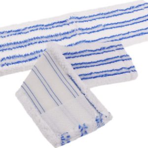 Náhrada na mop Spokar, 40 x 10,5 cm, modrobílá