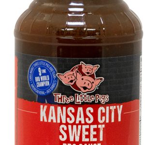 BBQ omáčka Three Little Pigs Kansas City Sweet, 541 g