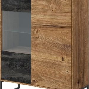 Piaski Vitrína DARK DWT93  93/133/39