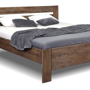 Zvýšená postel dvoulůžko z masivu Trinity, masiv dub