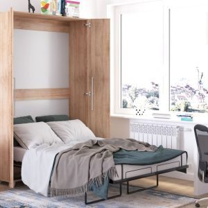 Sklápěcí postel ve skříni Terry 120×200