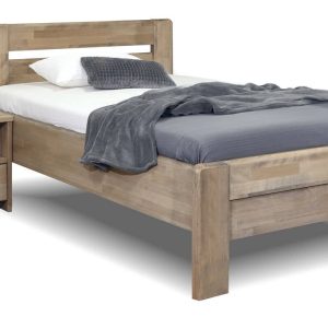 Zvýšená postel jednolůžko Primátor, masiv buk