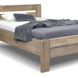 Zvýšená postel z masivu Primátor, masiv buk, 140×200