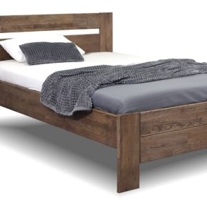 Zvýšená postel z masivu Trinity, 140×200, masiv dub