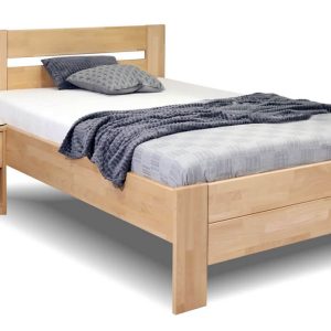 Zvýšená postel z masivu Trinity, masiv buk, 120×200