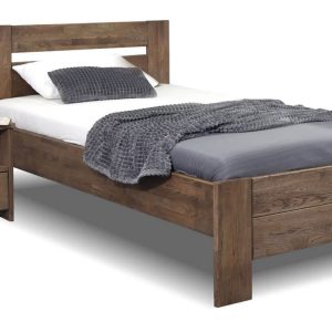 Zvýšená postel z masivu Trinity, masiv dub, 120×200