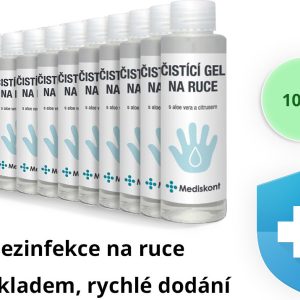 Mediskont antibakteriální čistící gel na ruce 100 ml, 10 ks
