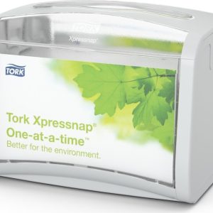 272613 Tork Xpressnap® stolní zásobník na ubrousky Interfold 21,6 x33 cm, kapacita 275 ks,sv.šedá, N4