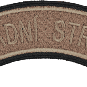 Nášivka: Hradní stráž – oblouček [bsz] hnědá