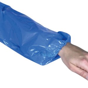 Fóliové návleky na paže ABENA, 100 ks, modrá