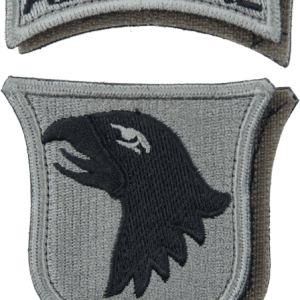 Nášivka: Divize výsadková 101. (orel) šedá | černá