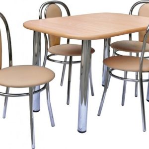 Metpol  stůl WIKTOR (bez židlí)  100/74/60