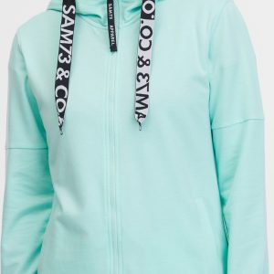 SAM 73 Dámská prodloužená mikina LISA Zelená L