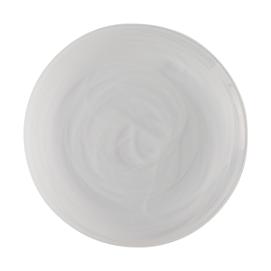 Talíř mělký bílý 28 cm – Elements Glass