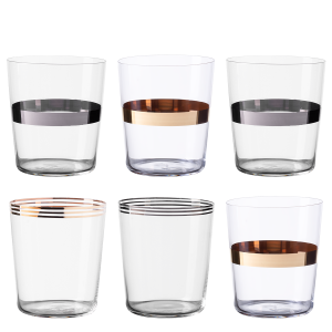 Konfigurátor pohárů ve zlaté a platinové barvě – 21st Century