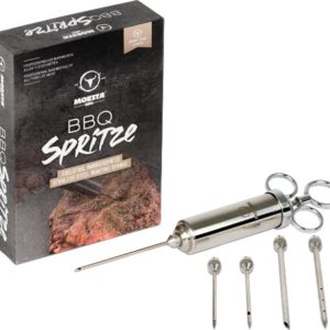 Moesta BBQ Nerezový vstřikovač marinády s 5 různými jehlami