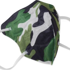 Respirátor FFP2 General Public, 10 ks, maskáčový, dětský