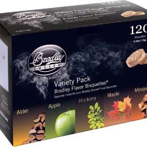 Bradley Smoker Udící briketky Variety (5 druhů) – 120ks