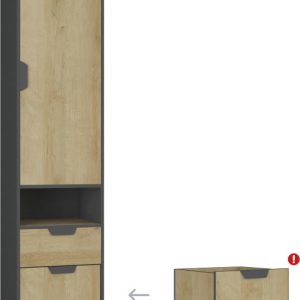 Meblar Regál NA3 NANO  45/195/40 L/P