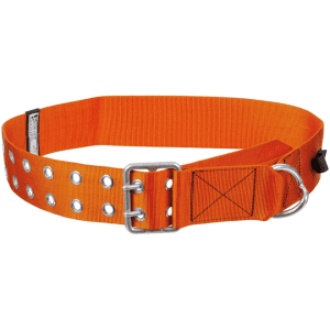 Opasek hasičský Švýcarský s karabinou oranžový 130 cm