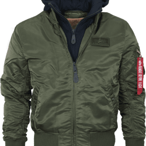 Alpha Industries Bunda MA-1 D-Tec zelená tmavě | černá XL