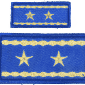 Nášivka: Hodnost AČR Generálmajor modrá světle malá