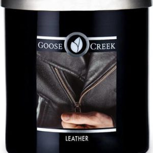 Goose Creek – Pánská kolekce – Kůže Aromatická svíčka ve skle 453 g