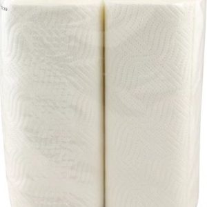 Kuchyňské utěrky, 2 role, 2 vrst., bílé