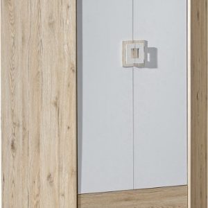 Domel Rohová šatní skříň NICO 2  87/190/87 barva