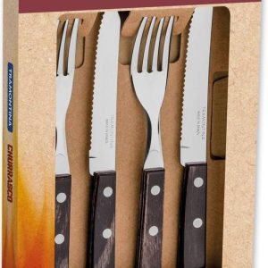Tramontina Churrasco Příbory na steak nebo pizzu – 4 ks