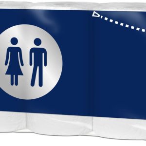 110792 Tork jemný 3vrstvý toaletní papír konvenční role, 150 út., bílá, 7 x 10 rolí, T4