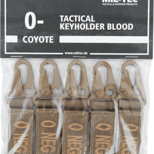 Klíčenka taktická 0 NEG [sada 5 ks] okrová