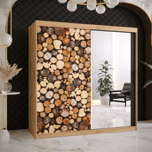 Abika  skříň DREWNO 2  180/200/62 barevné provedení