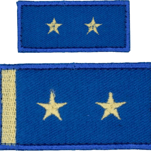 Nášivka: Hodnost AČR Podplukovník modrá světle malá