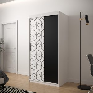 Abika Šatní skříň PLASTER  100/200/62 barevné provedení