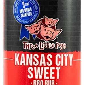 BBQ koření Three Little Pigs „KC Sweet“, 347 g